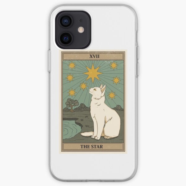 the star cat tarot iPhone Soft Case