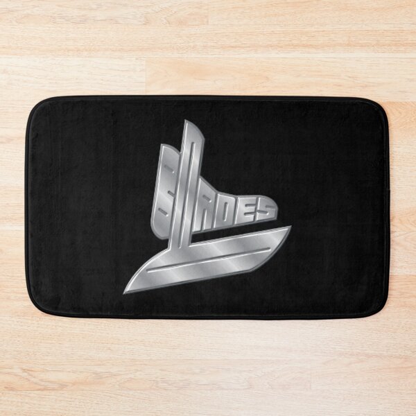 Item preview, Blades Hockey Skate Logo with Metallic Appearance designed and sold by FanSportsSpot.