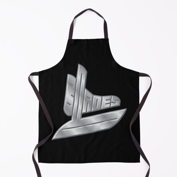Item preview, Blades Hockey Skate Logo with Metallic Appearance designed and sold by FanSportsSpot.