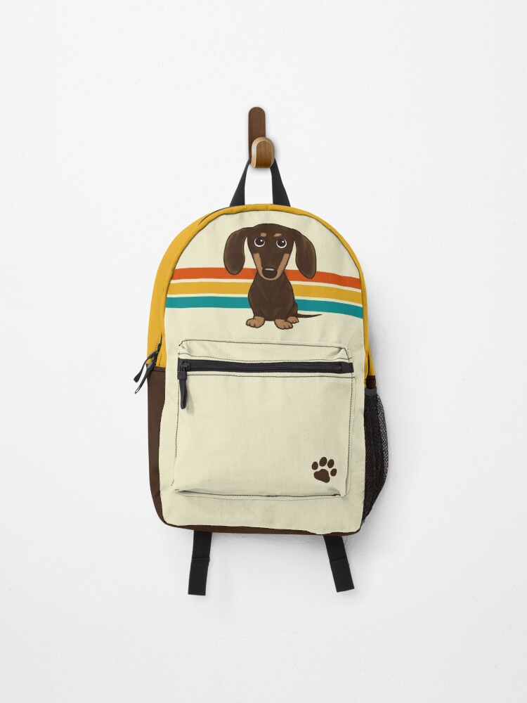 Cartoon Dachshund Backpack Cartoon Dachshund Backpack