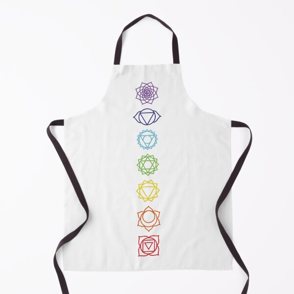 Item preview, Minimal Colorful Chakra Outline Symbols designed and sold by Happy Puppy Print On Demand.