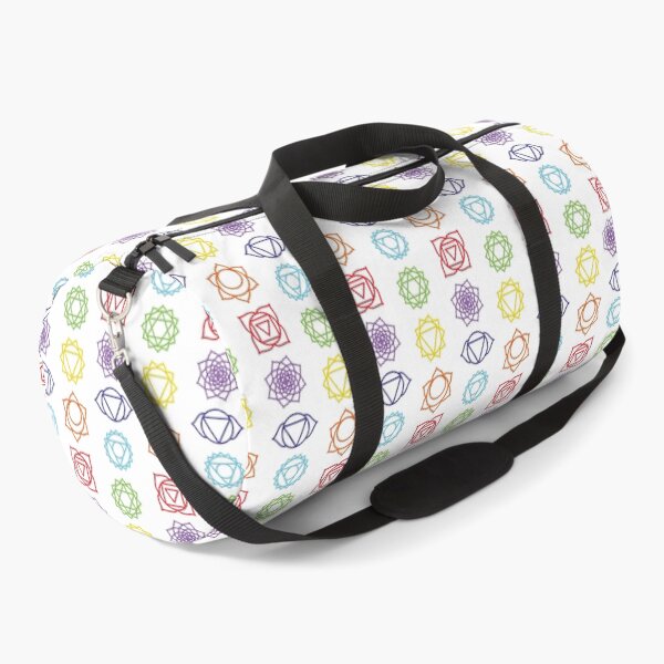 Item preview, Minimal Colorful Chakra Outline Symbols designed and sold by Happy Puppy Print On Demand.