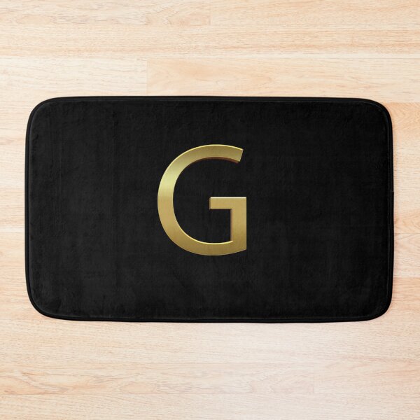 Item preview, Gold On Black Monogram Letter G | Gold Alphabet designed and sold by SerendipityNow.