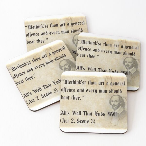 Item preview, Shakespeare Insult 13 designed and sold by Tasty-Brain.