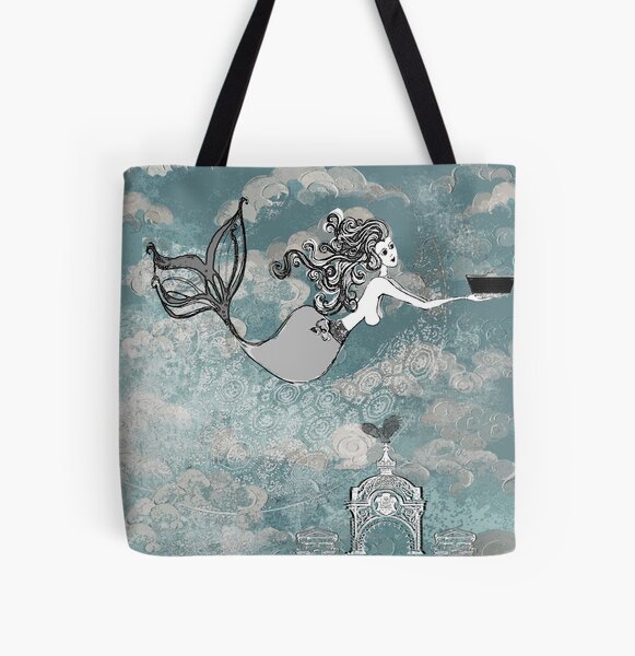 Eos with Titan's toy boat All Over Print Tote Bag