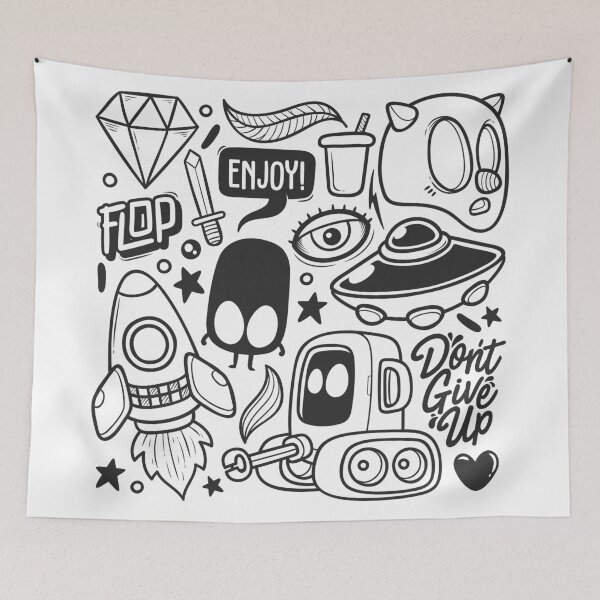 Item preview, Random drawings designed and sold by OnIlustraciones.