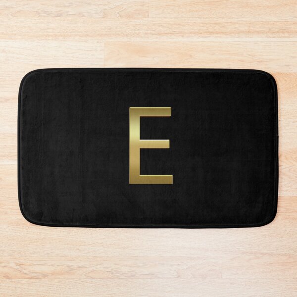 Item preview, Gold On Black Monogram Letter E | Gold Alphabet designed and sold by SerendipityNow.