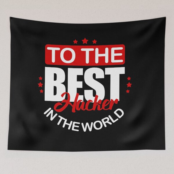Item preview, To the best hacker in the world. Good guy, happy man! designed and sold by Cristian Stefan.