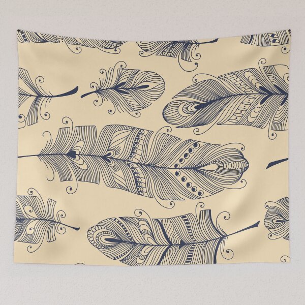 Item preview, Tribal Boho Indian Feathers designed and sold by Vector Scout Lab.
