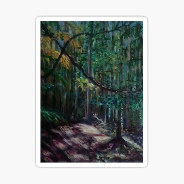 alter tropischer Regenwald , Australien Malerei Sticker
