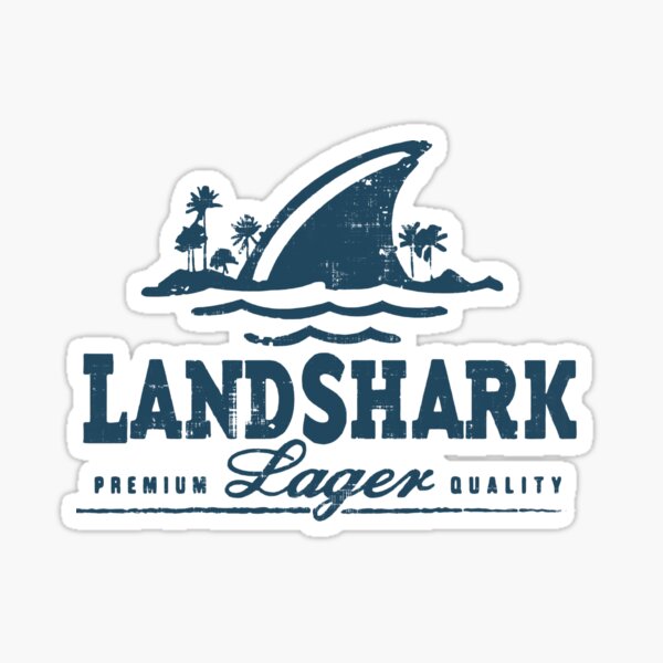 Landshark Fishing Sticker