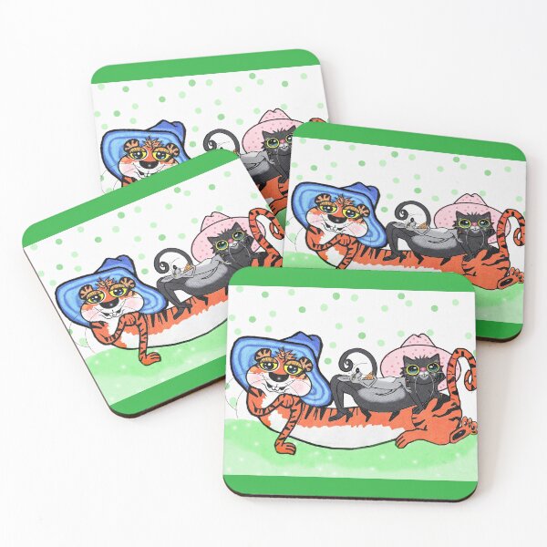 Item preview, Animals ( Tiger , black cat and rat ) - Good friendship  designed and sold by Shirley cute art .