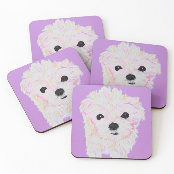 Item preview, Ziggy the Teacup Maltese designed and sold by Amanda A. Anthony.