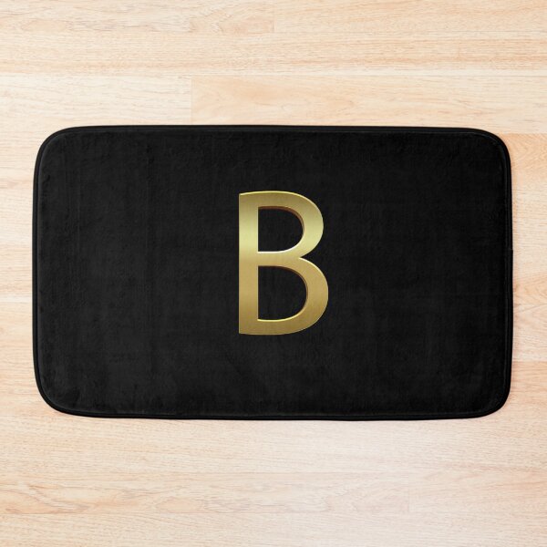 Item preview, Gold On Black Monogram Letter B | Gold Alphabet designed and sold by SerendipityNow.