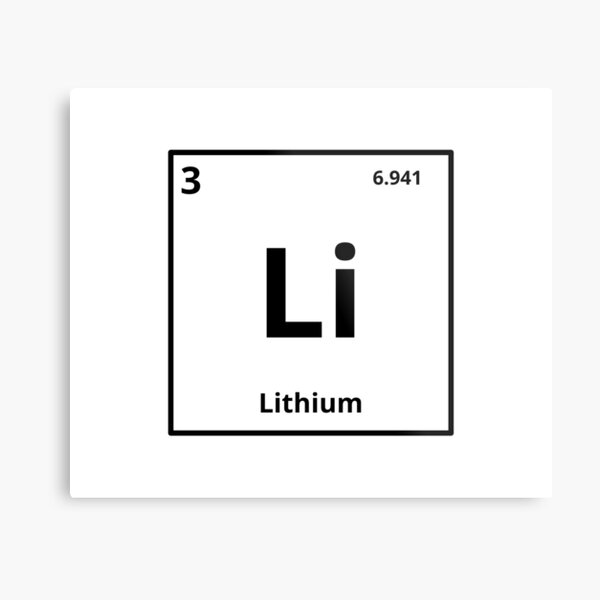 Aperçu de l'œuvre Element Lithium créée et vendue par Syrolline.