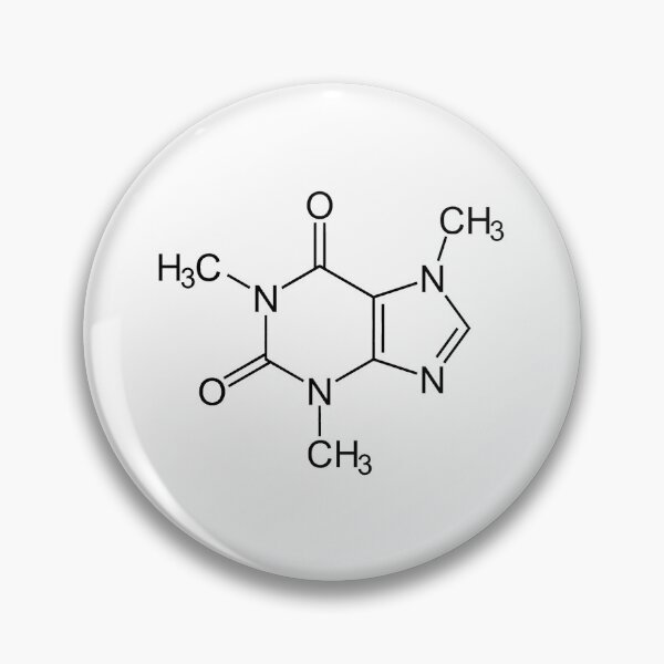 Item preview, Caffeine Molecule designed and sold by FunDayze.