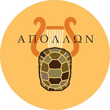 Artwork thumbnail, Apollo Lyre Greek God Design by OwlishArts