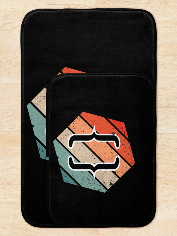 Thumbnail 5 of 6, Bath Mat, Vintage Web Developer CSS JavaScript and HTML 5 Gift Tee designed and sold by shirti.