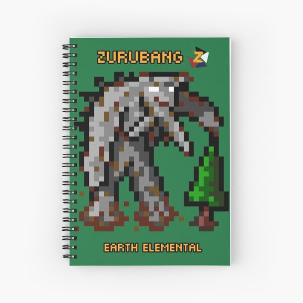 Earth Elemental - Zurubang Spiral Notebook