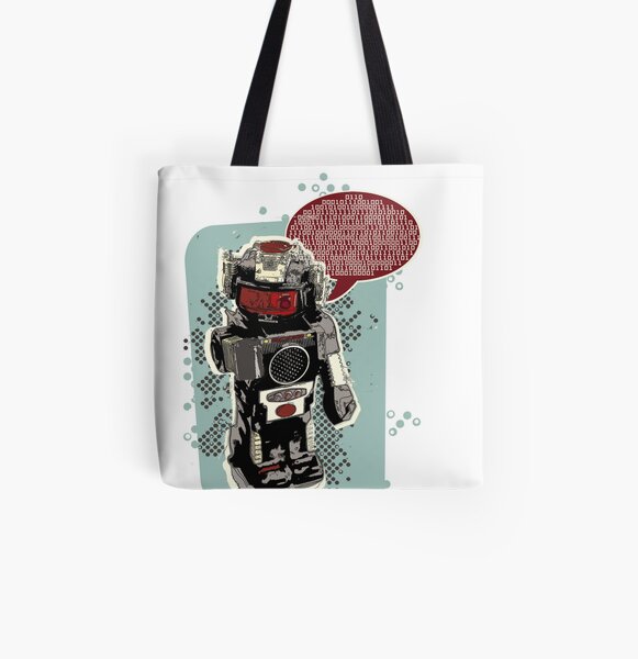 Robot Rex All Over Print Tote Bag