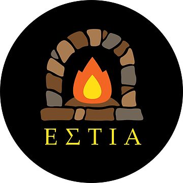 Artwork thumbnail, Hestia Hearthfire Greek Goddess Design by OwlishArts