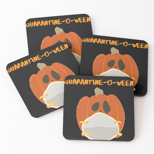 Item preview, QUARANTINE O WEEN 2020 PUMPKIN BLACK 2 designed and sold by unclejab.