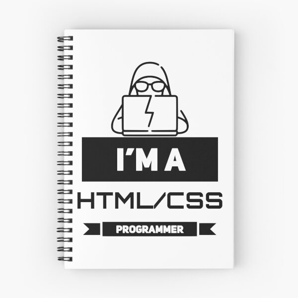 Artikelvorschau, Ich bin ein HTML / CSS-Programmierer (schwarz) entworfen und verkauft von Stornu2Ruedas.