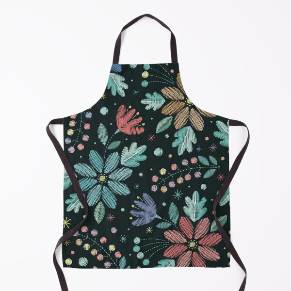 Item preview, Embroidery Floral Pattern designed and sold by Vector Scout Lab.