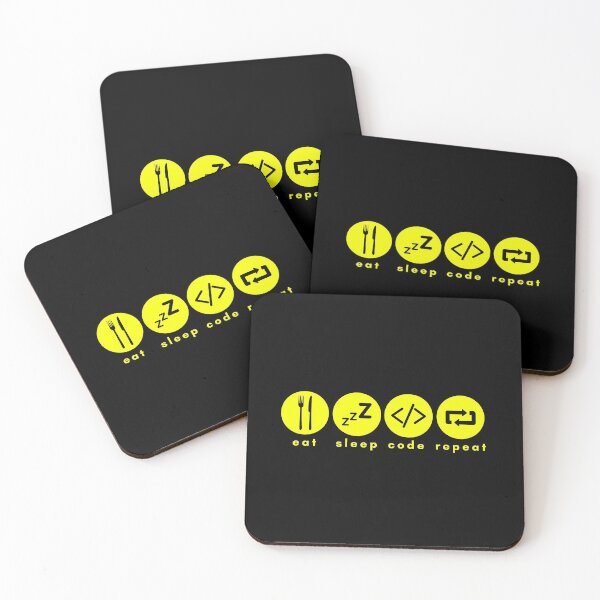 Item preview, Eat Sleep Code Repeat!, Love Coding. designed and sold by Nxt-Lvl-Awesome.