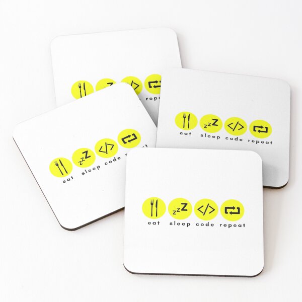 Item preview, Eat Sleep Code Repeat!, Love Coding.V2 designed and sold by Nxt-Lvl-Awesome.