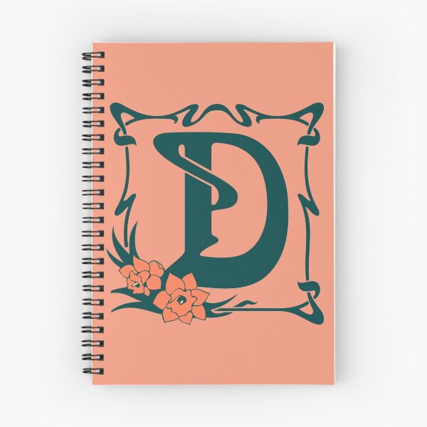 Item preview, Fancy art nouveau letter D, flower designed and sold by aapshop.