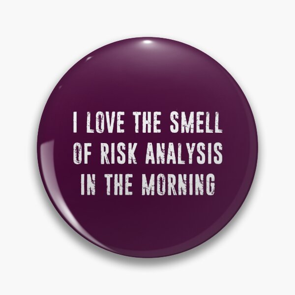 Item preview, Funny Actuary - Smell Of Risk Analysis In The Morning - Gift For Actuaries Distressed Typography designed and sold by niftee.