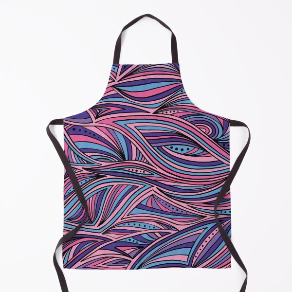 Item preview, Abstract Cartoon Colorful Ocean Waves designed and sold by Vector Scout Lab.