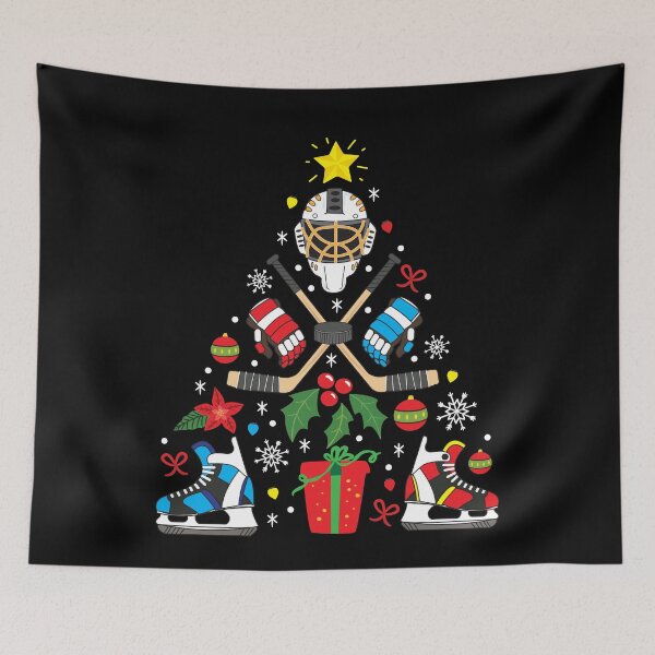 Item preview, Ice Hockey Christmas Tree Funny Gift designed and sold by rafaeltto.