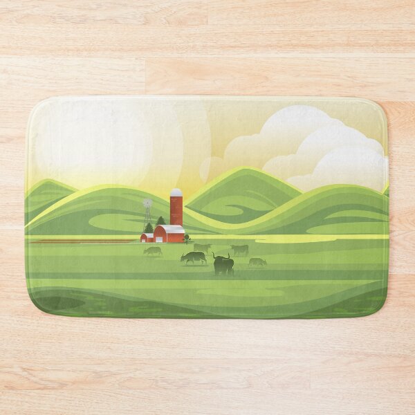 Item preview, Beautiful Farm Landscape designed and sold by Vector Scout Lab.