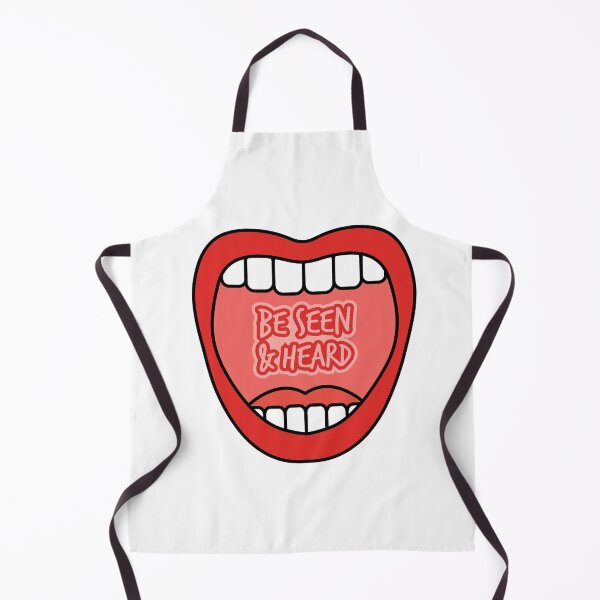 Item preview, Be Seen And Heard - Bold Mouth Pattern by Design by Cheyney designed and sold by designbycheyney.
