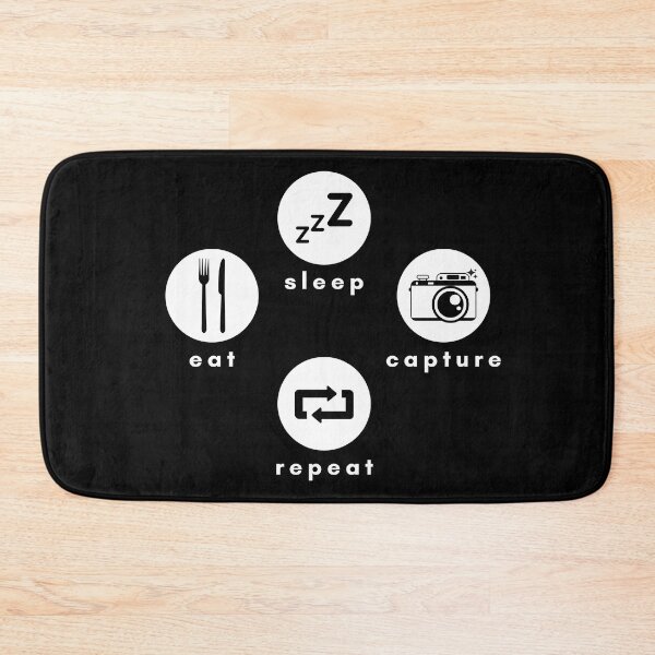Aperçu de l'œuvre Eat Sleep Capture Repeat !, Aime la photographie!. créée et vendue par Nxt-Lvl-Awesome.