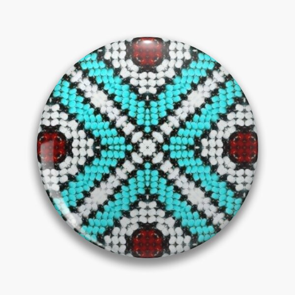 Item preview, Traditional Beads for Africa, African beadwork, Turqoise, blue diamonds designed and sold by ZenArt-Fern.