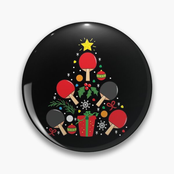 Artikelvorschau, Table Tennis Ping pong Christmas Tree Funny Gift entworfen und verkauft von rafaeltto.