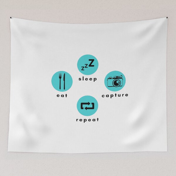 Aperçu de l'œuvre Eat Sleep Capture Repeat !, Love Photography! .V2 créée et vendue par Nxt-Lvl-Awesome.