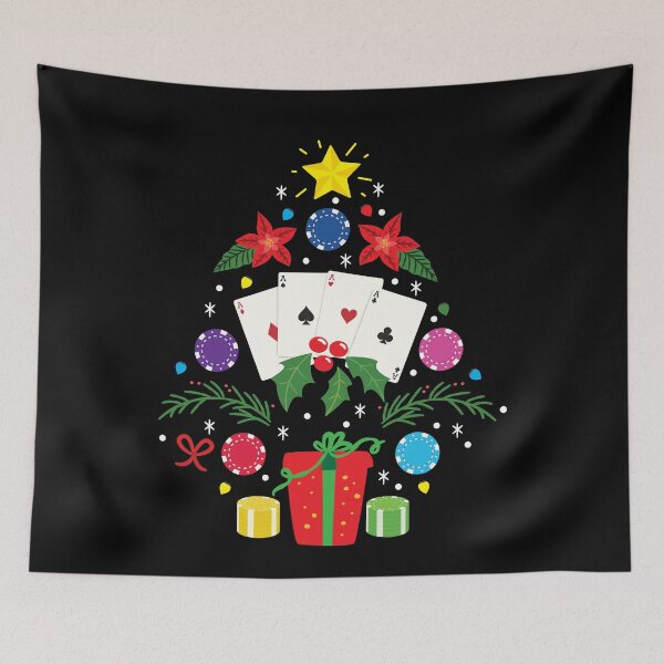 Item preview, Poker Christmas Tree Funny Gift designed and sold by rafaeltto.