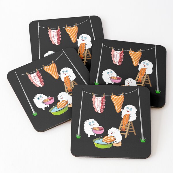 Item preview, Funny Sushi Washing Day designed and sold by Basti09.