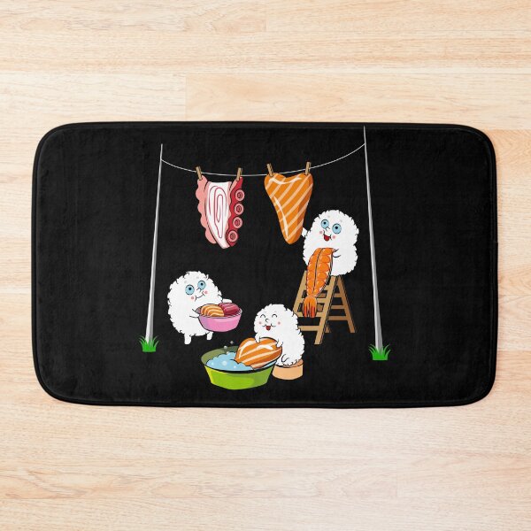 Item preview, Funny Sushi Washing Day designed and sold by Basti09.