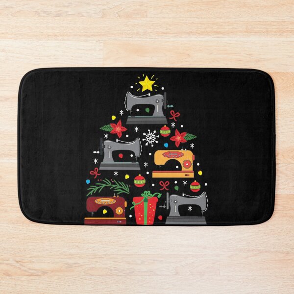 Item preview, Sewing Machine Christmas Tree Funny Gift designed and sold by rafaeltto.