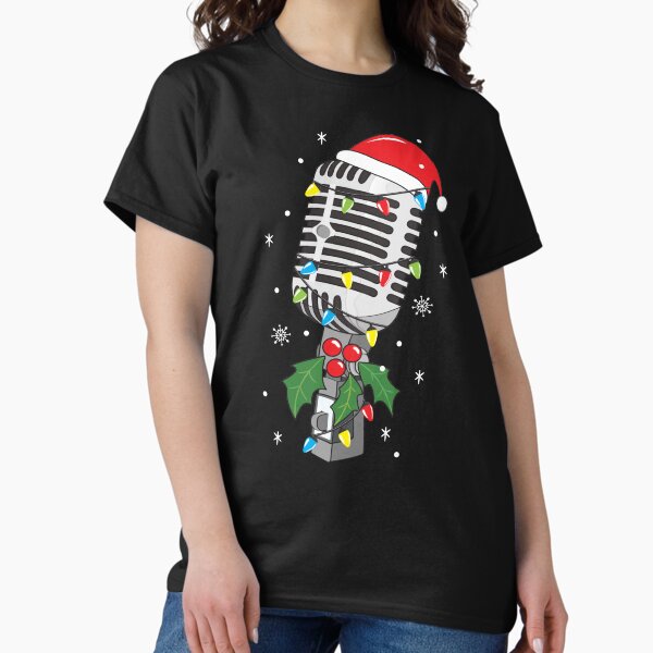 Item preview, Singer Mic Microphone Christmas Tree Funny Gift designed and sold by rafaeltto.