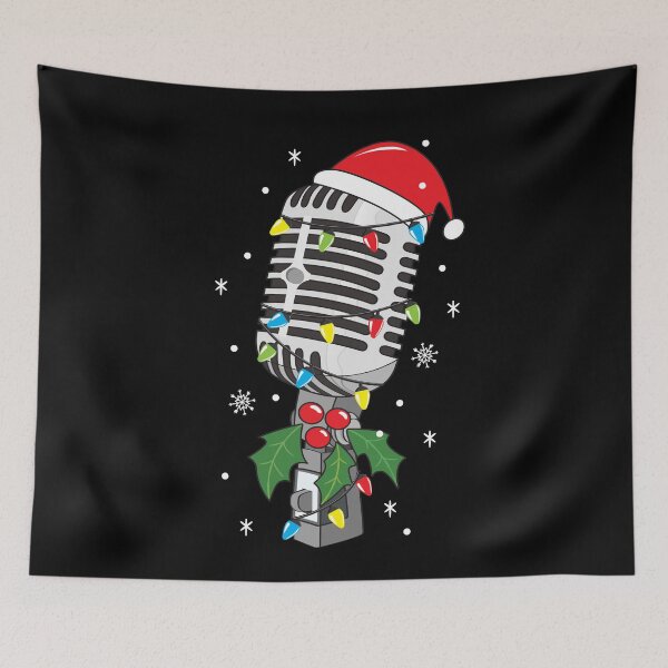 Item preview, Singer Mic Microphone Christmas Tree Funny Gift designed and sold by rafaeltto.