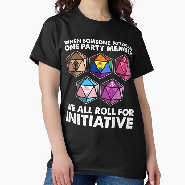 Item preview, When Someone Attacks One Party Member We Roll For Initiative designed and sold by EdisonDesigns.