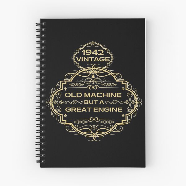 Item preview, 78. Birthday Vintage 1942 Old Machine but a Great Engine Golden Vintage birthday gift present designed and sold by Yenon.