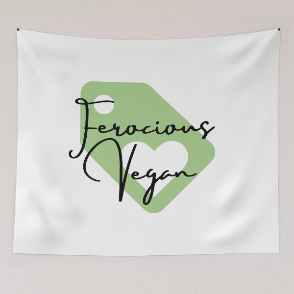 Item preview, Ferocious Vegan Tag Design  designed and sold by Nxt-Lvl-Awesome.