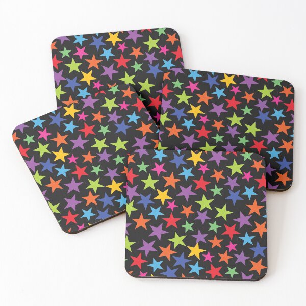 Item preview, Rainbow Stars Black designed and sold by zcabask.